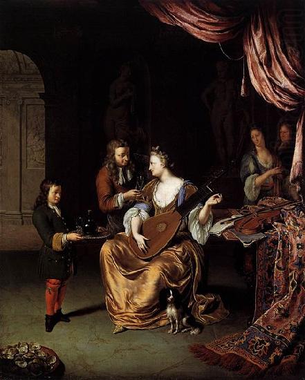 The Lute Player, Willem van Mieris